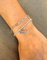 Pulsera Chain Acero Blanco